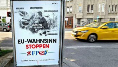 Photo of В Австрии на улицах развесили плакаты против помощи Украине. МИД подал жалобу