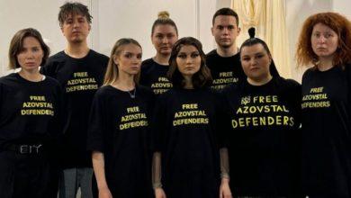 Photo of Организаторы «Евровидения» оштрафовали украинскую делегацию за футболки с упоминанием защитников «Азовстали»
