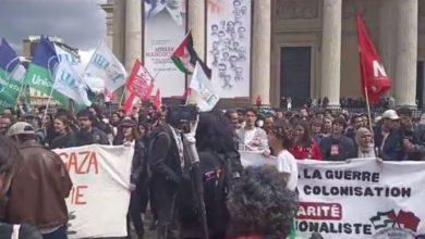 Photo of Во Франции студенты вышли на митинги в поддержку Палестины. Видео